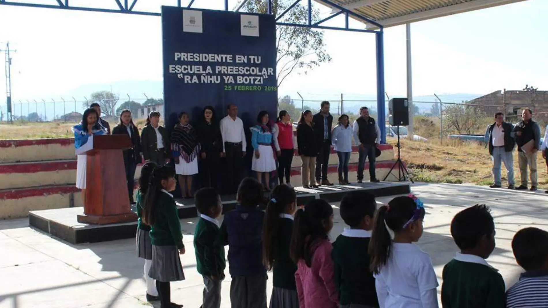 Poco más de 36 pequeñitos son beneficiados con esta obra, además de docentes y padres de familia.